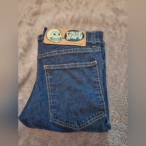 Cheap Monday Men's Blue Jeans